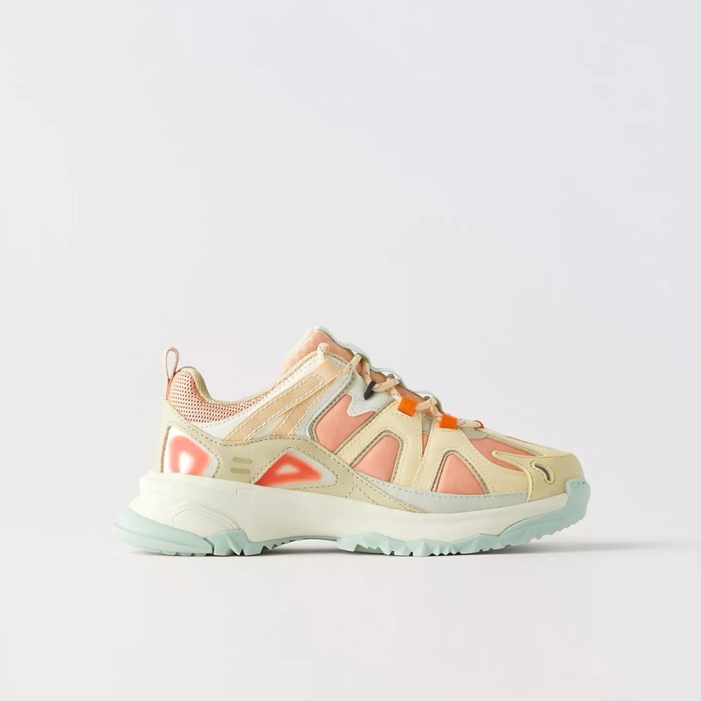 ZARA Girls multi piece sneakers size 2